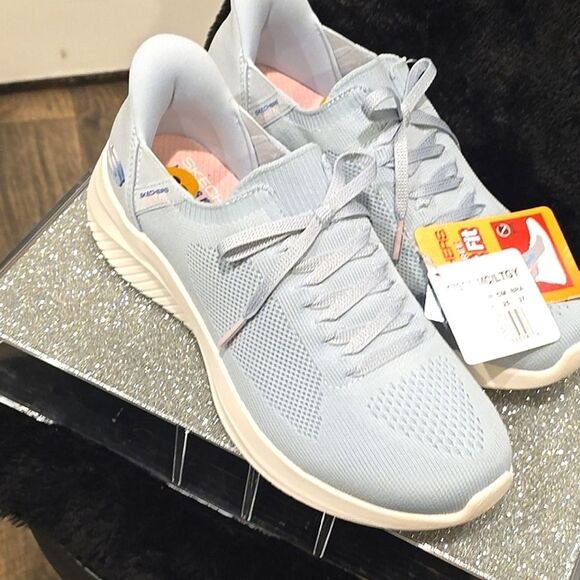 Skechers Ultra Flex 3.0 Brilliant Path Slip-Ins- Light Blue - Picture 8 of 8